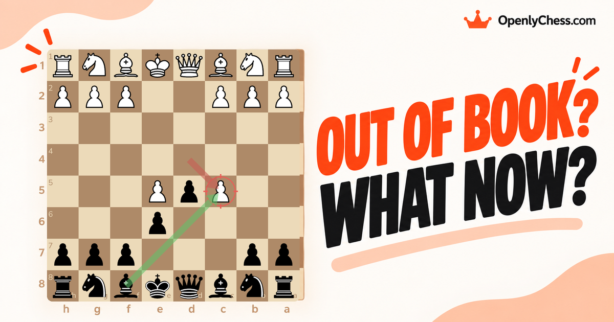 Chess position showing an unexpected move in the French Defense, with the white pawn on c5 targeted by Black’s bishop.